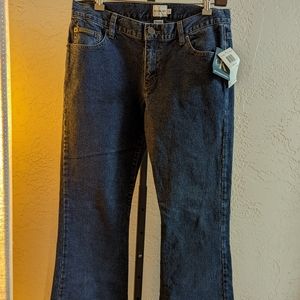 NWT Calvin Klein Jeans Juniors Size 9 Stretch Low Rise Slim Fit Flared Leg.